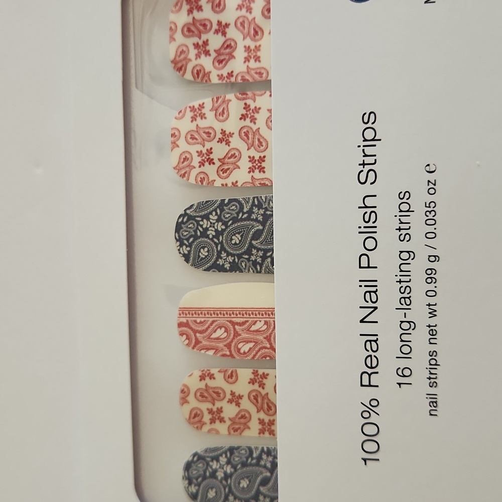 New In package Color Street Going Bandanas Hard to Find Patriotic Nail Strips